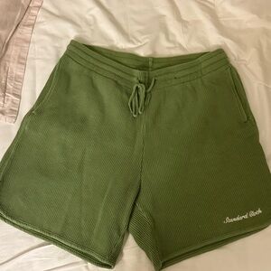 Urban Outfitters Standard Cloth Green Athletic Shorts